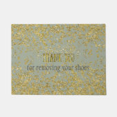 シューズマットを外してくれてありがとう ドアマット (正面)