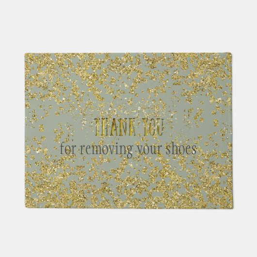 シューズマットを外してくれてありがとう ドアマット (正面)