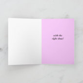 シューズユーモアのあるラバーカード カード (内部)