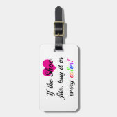 シューズラゲッジタグ ラゲッジタグ (正面縦)