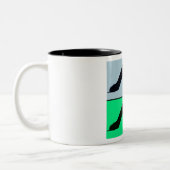 シューズ好き ツートーンマグカップ (左)