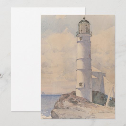 シューズ島ライトハウス | Childe Hasssam (正面/裏面)