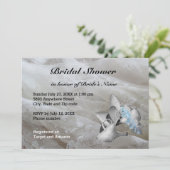シューズ、ガーターベルト及びレースブライダルシャワー招待状 招待状 (スタンド正面)