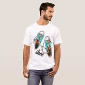 シューズTシャツ オリジナルプリント Tシャツ (正面フル)