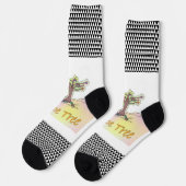 シューツリー+白黒ジオソックス ソックス (左)