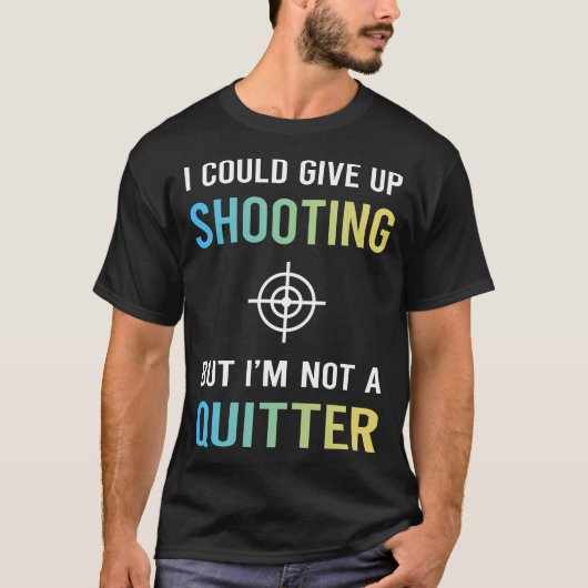 シューティングゲーム大好きな人へ Tシャツ (正面)