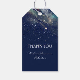 シューティング・スター海軍とゴールド・ナイト・ウェディング ギフトタグ