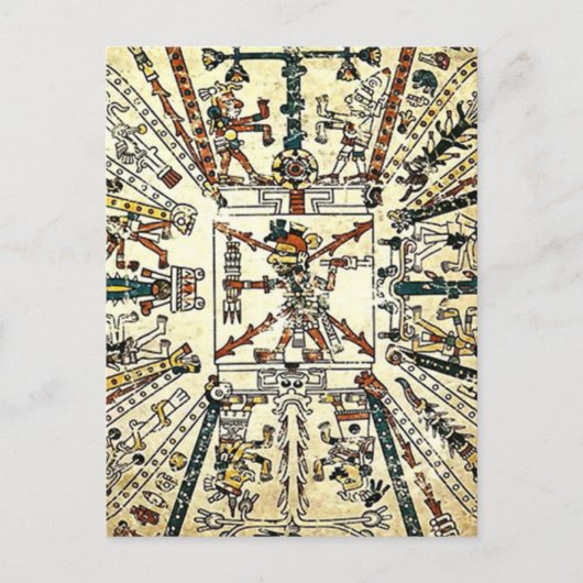 シューテチュリアステカ死の神 ポストカード (正面)