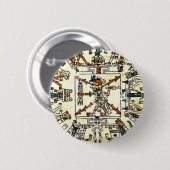 シューテチュリアステカ死の神 缶バッジ (正面&裏面)