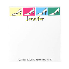 シューディーバの姿勢カラフル ノートパッド