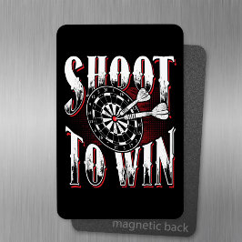 シュートで勝利 – Dartプレーヤー マグネット