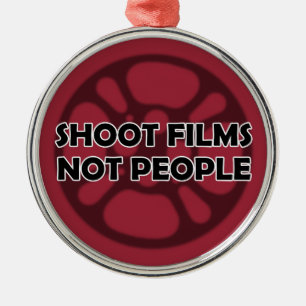 "シュートない人々"のフィルム巻き枠のオーナメント撮影します メタルオーナメント