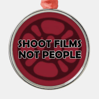 "シュートない人々"のフィルム巻き枠のオーナメント撮影します メタルオーナメント