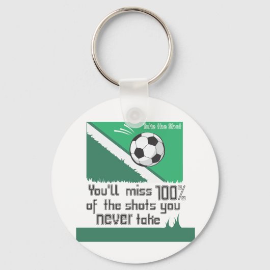 シュートを決める キーホルダー (正面)