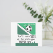 シュートを決める ポストカード (スタンド正面)