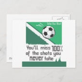 シュートを決める ポストカード (正面/裏面)