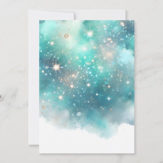 シュートフォーザスターズボーイズ宇宙第4誕生日 招待状 (裏面)