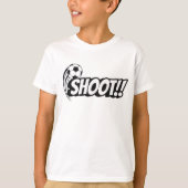 シュート!! サッカー ボール アクション Tシャツ (正面)
