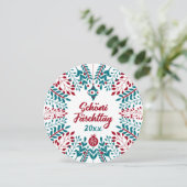 シューニ ファエシュテターク、スイスドイツ語のクリスマスグリーティング シーズンカード (スタンド正面)