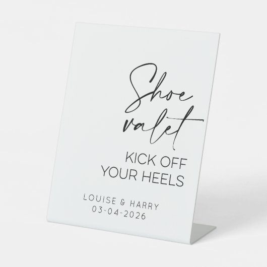 シューバレービーチ結婚式 台座サイン (正面)