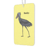 シュービル鳥の漫画イラストレーション カーエアーフレッシュナー (左)