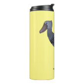 シュービル鳥の漫画イラストレーション タンブラー (回転左)