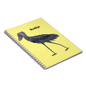 シュービル鳥の漫画イラストレーション ノートブック (右側)