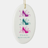 シューフィッもしトオーバルオーナメント セラミックオーナメント (右)