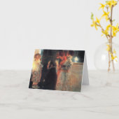 シューベートアットザピアノバイグスタフクリムト カード (黄色い花)