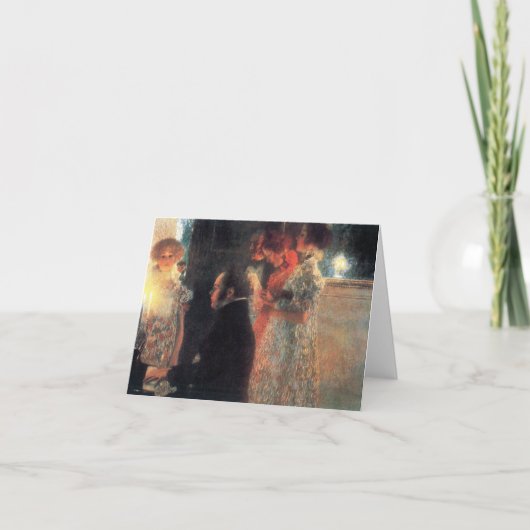 シューベートアットザピアノバイグスタフクリムト カード (正面)