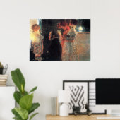 シューベートアットザピアノバイグスタフクリムト ポスター (ホームオフィス)