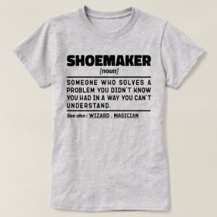 シューメーカクールー名詞靴作り恋人の皮肉 Tシャツ