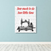 シューリトルタイムイラストレーション キャンバスプリント (インサイチュ (ウッドフロア))