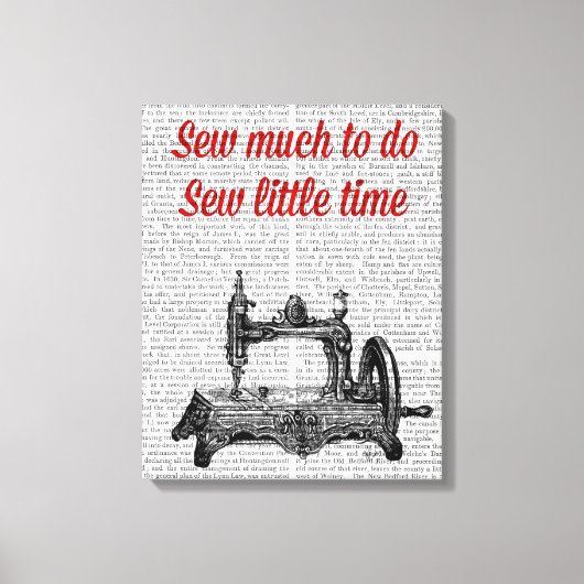 シューリトルタイムイラストレーション キャンバスプリント (正面)