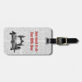 シューリトルタイムイラストレーション ラゲッジタグ (正面横)