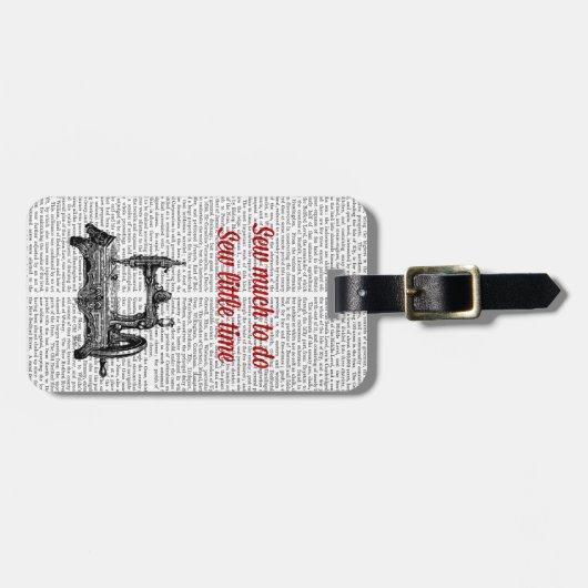 シューリトルタイムイラストレーション ラゲッジタグ (正面横)