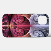 シュールで抽象的な幻想のフラクタルアート ハートビート Case-Mate iPhoneケース (裏面 (横))