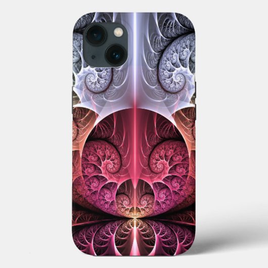 シュールで抽象的な幻想のフラクタルアート ハートビート Case-Mate iPhoneケース (裏面)