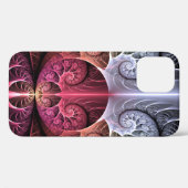 シュールで抽象的な幻想のフラクタルアート ハートビート Case-Mate iPhoneケース (裏面 (横))