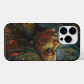 シュールなイラストの女神 iPhoneケース (裏面横)