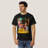 シュールなエイリアンピザモーメント Tシャツ (正面フル)