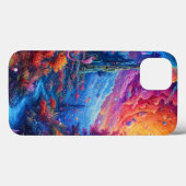シュールなカラフルな夢の世界トリッピーな美意識アート Case-Mate iPhoneケース (裏面 (横))