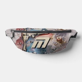 シュールなメタリック フルイドアートのカスタム引用句 ファニーパック