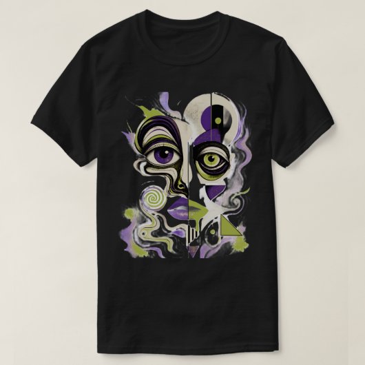 シュールな二面性 Tシャツ (デザイン正面)