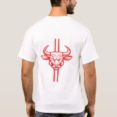 シュールな人体コンセプトアート メンズTシャツ Tシャツ (裏面)
