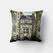 シュールな夢の風景の石城、リーゲ クッション (裏面)