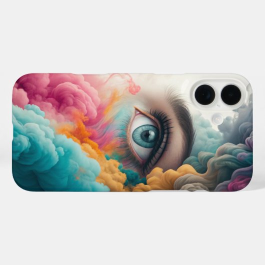 シュールな想像の眼 Case-Mate iPhoneケース (裏面 (横))