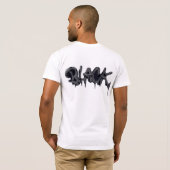 シュールな抽象解剖学Tシャツ - ユニークな芸術 Tシャツ (裏面フル)