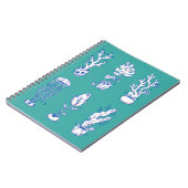シュールな海洋植物 ノートブック (左側)