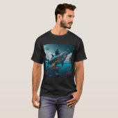 シュールな漁師 Tシャツ (正面フル)